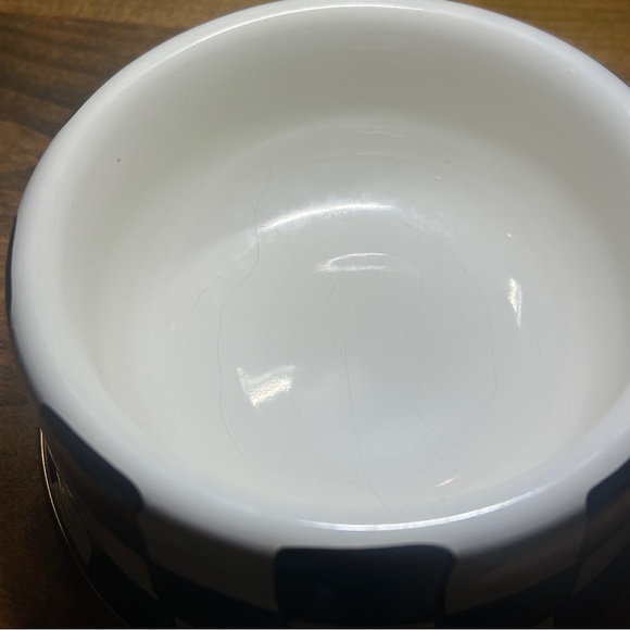 MacKenzie Childs Courtly Check Dog Bowl Dish - Picture 5 of 5